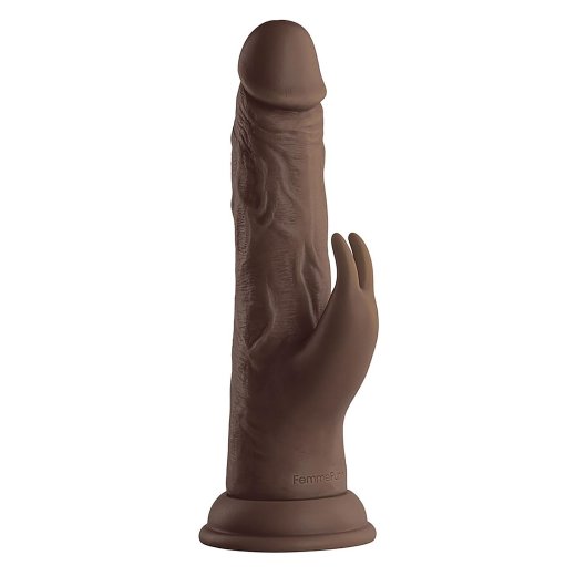 Femmefunn Dildo Turbo Rabbit Mit Vibration Rotation Braun Erotikf