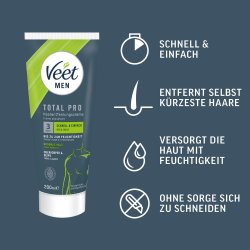 VEET Men Total Pro Haarentfernungscreme 200 ml