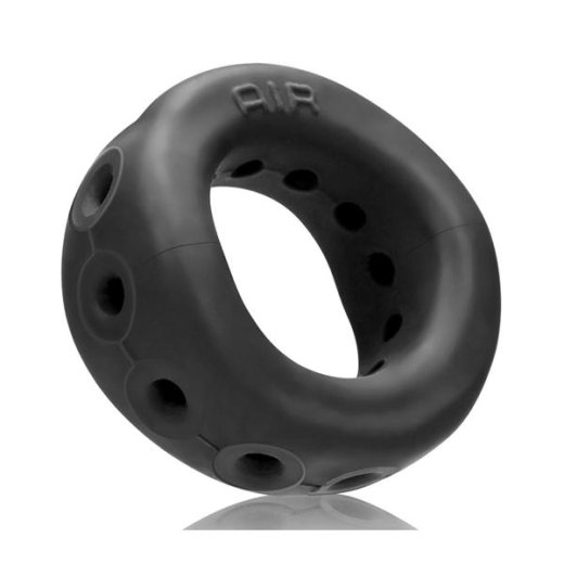 OXBALLS Air Airflow Vented Penisring aus Plus-Silikon schwarz