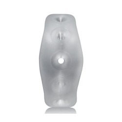 OXBALLS Air Airflow Vented Penisring aus Plus-Silikon clear