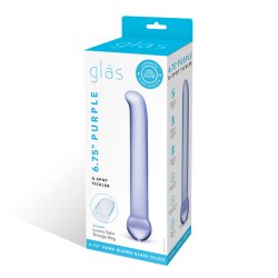 GL&Auml;S Purple G-Spot Tickler Dildo aus Glas