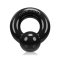 OXBALLS Gauge Penisring aus Flex-TPR Schwarz