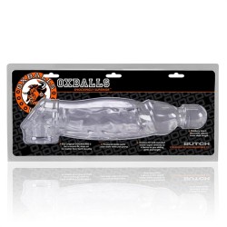 OXBALLS Butch Penishülle aus Flex-TPR Transparent