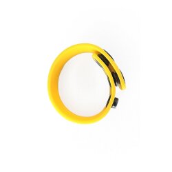 BONEYARD Penisschlaufe Cock Strap aus Silikon verstellbar Gelb