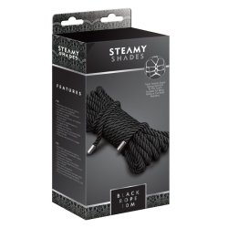 STEAMY SHADES Bondage-Seil aus Baumwolle/ Polyester 10m Schwarz