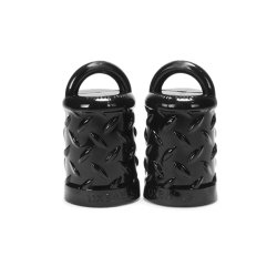 OXBALLS Gripper Brustwarzen-Sauger aus Flex-TPR Schwarz