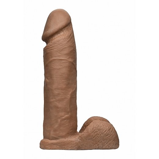 VAC U LOCK 8 Inch Ultraskyn Cock Caramel