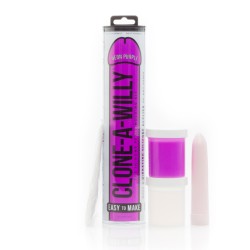 CLONE-A-WILLY Kit inkl. Vibro-Bullet Neon Violett