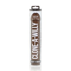 CLONE-A-WILLY Kit inkl. Vibro-Bullet Deep Skin Tone