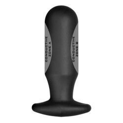 ELECTRASTIM Aura Noir anale- und vaginale Sonde aus Silikon Schwarz