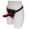 ELECTRASTIM Uni-Sex Harness aus Leder Schwarz S-M