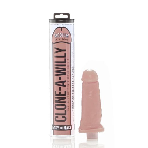 CLONE-A-WILLY Kit inkl. Vibro-Bullet Medium Skin Tone