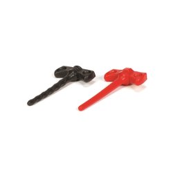 OXBALLS Cock-Screws Harnröhren Dilatoren 2-teiliges Set Schwarz/Rot