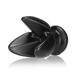 OXBALLS Rosebud-2 Analplug aus Platinum Silikon schwarz