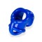 OXBALLS Ballsling Penisring & Hodenstrecker mit Hodentrenner Blau