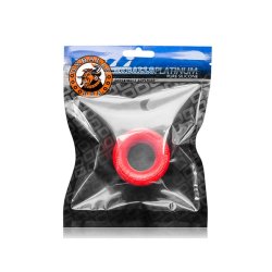 OXBALLS Neo Short Hodenstrecker aus Platinum Silikon Rot