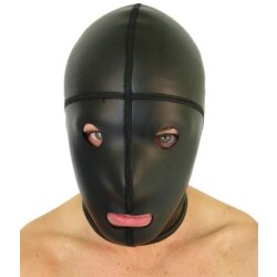 MR.B Neopren Maske mit Augen und Mund &Ouml;ffnung L-XL schwarz