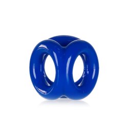 OXBALLS Tri-Sport Penis- & Hodenring aus Flex-TPR Blau