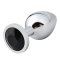 TR Jeweled light buttplug MITTEL Schwarz