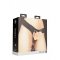 OUCH Strap On Umschnallgeschirr mit Dildo 15 cm Schwarz/Beige