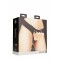 OUCH Strap On Umschnallgeschirr mit Dildo 18 cm Schwarz/Beige