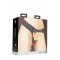 OUCH Strap On Umschnallgeschirr mit Dildo 18 cm Schwarz/Beige