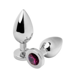 TR Jeweled Analplug MITTEL schwer Rot