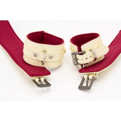 BLACK SWAN Hand- & Fussfessel Set Medium Berry &...