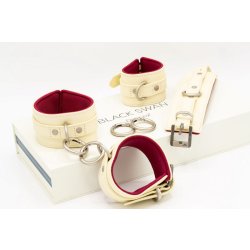 BLACK SWAN Hand- & Fussfessel Set Medium Berry & Vanilla