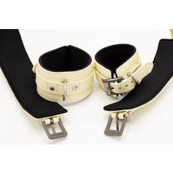 BLACK SWAN Hand- & Fussfessel Set Black & Vanilla...