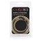 CALEXOTICS Leather 3-Snap Ring Penisring