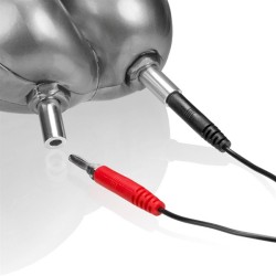 OXBALLS Sackjack Elektro Version aus Flex-TPR Stahlgrau