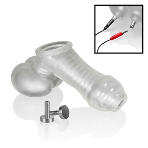 OXBALLS Sackjack Elektro Version aus Flex-TPR Transparent