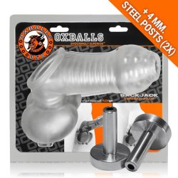 OXBALLS Sackjack Elektro Version aus Flex-TPR Transparent