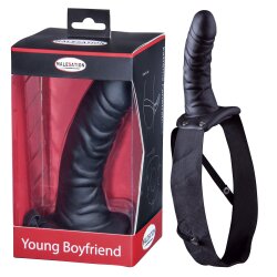 MALESATION Boyfriend Young Strap-On Penis-Prothese schwarz