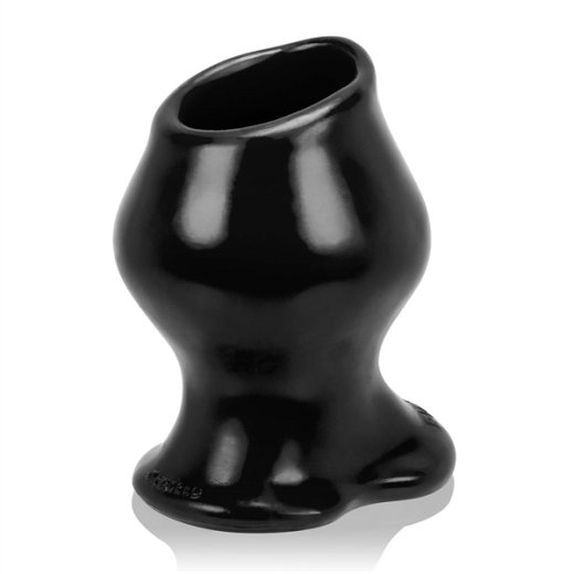OXBALLS Pighole-FF Hohler Analplug aus Platinum Silikon Schwarz