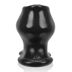 OXBALLS Pighole-FF Hohler Analplug aus Platinum Silikon Schwarz