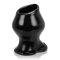 OXBALLS Pighole-FF Hohler Analplug aus Platinum Silikon Schwarz
