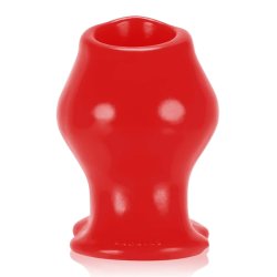 OXBALLS Pighole-FF Hohler Analplug aus Platinum Silikon Rot