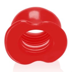 OXBALLS Pighole-FF Hohler Analplug aus Platinum Silikon Rot