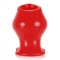 OXBALLS Pighole-FF Hohler Analplug aus Platinum Silikon Rot