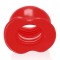 OXBALLS Pighole-FF Hohler Analplug aus Platinum Silikon Rot