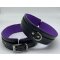BLACK SWAN Oberschenkelfesseln Black &amp; Purple