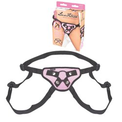 LUX FETISH Strap-On Harness mit Ringsystem Pink