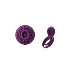 SVAKOM Tammy Doppel-Penisring mit Vibration &amp; Klitorisstimulator Violett