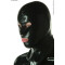 LATEXA Unisex Maske mit verst&auml;rkten &Ouml;ffnungen f&uuml;r Augen. Nase &amp; Mund Schwarz S