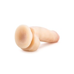 BLUSH AU NATUREL12,5 cm Ø 5,0 Dildo Fat Boy aus Sensa Feel & Saugfuss flesh