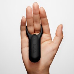 Tenga SVR+ Smart Vibe Ring mit Vibration Schwarz
