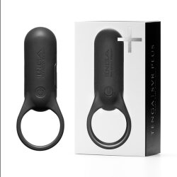 TENGA SVR+ Smart Vibe Ring Penisring mit Vibrationen Schwarz