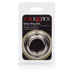 CALEXOTICS Silver Rings Penisring-Set